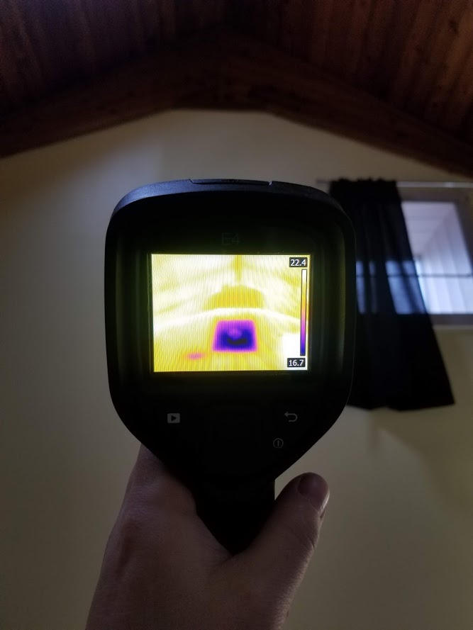 Thermal Imaging Camera for Water Leak Detection and Moisture